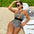 Women’s Black And White Spots Printed Bikini - Picture Color / S