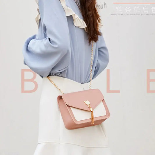 Womens Designer PU Leather Crossbody Shoulder Bag