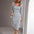 Women’s Fashion Temperament Square Collar Woolen Dress - Gray / S