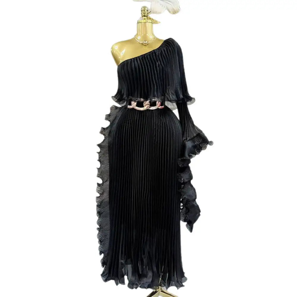 Women’s High Waist Long Skirt in Multiple Colors Free Size