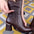 Women’s Waterproof Platform Bow Casual Shoes - Dark Brown / 35