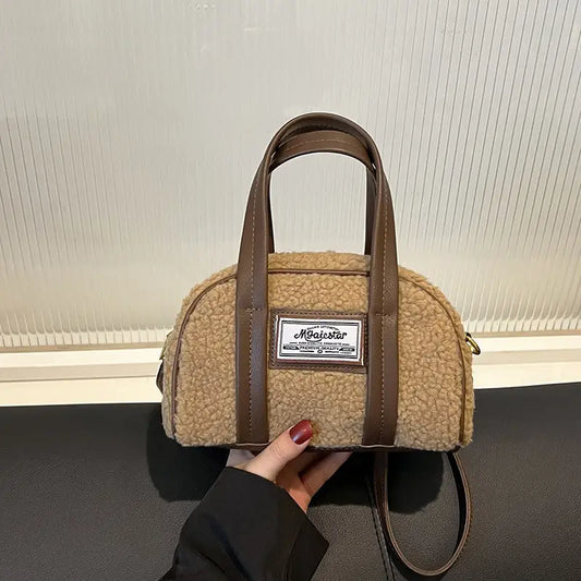 Women’s Woolen Street Trend Crossbody Bag in Multiple Colors