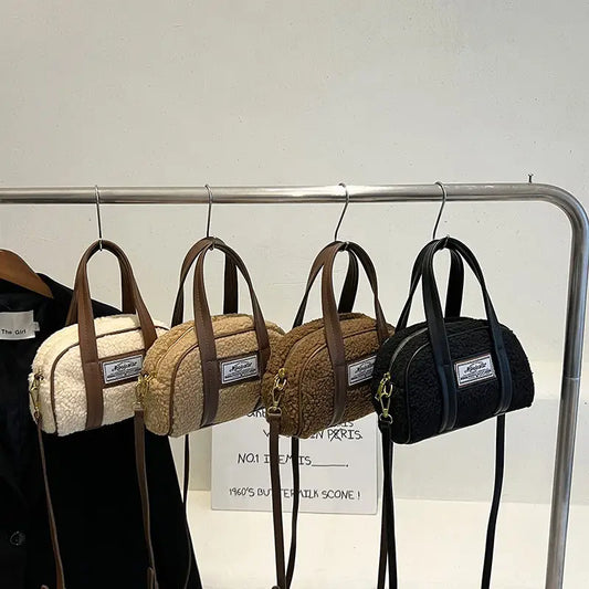 Women’s Woolen Street Trend Crossbody Bag in Multiple Colors