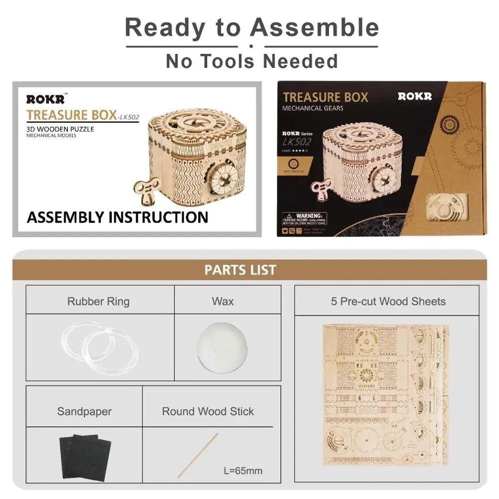 Wooden 123 Piece Assembly Kit for Ages 8 and Up default 5