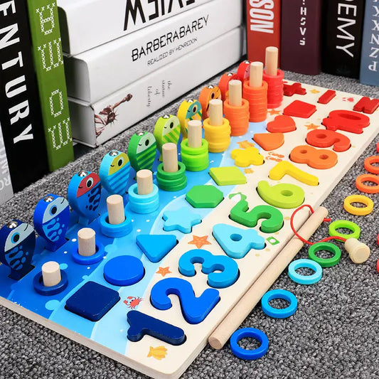Wooden Wonders: Baby NumPuzzles for Smart Toddlers