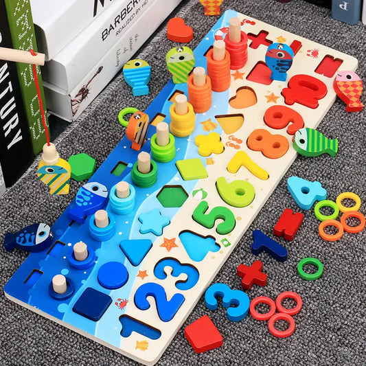 Wooden Wonders: Baby NumPuzzles for Smart Toddlers