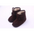 Woolly Bow Baby Booties - Coffee / 11cm