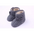 Woolly Bow Baby Booties - Gray / 13cm