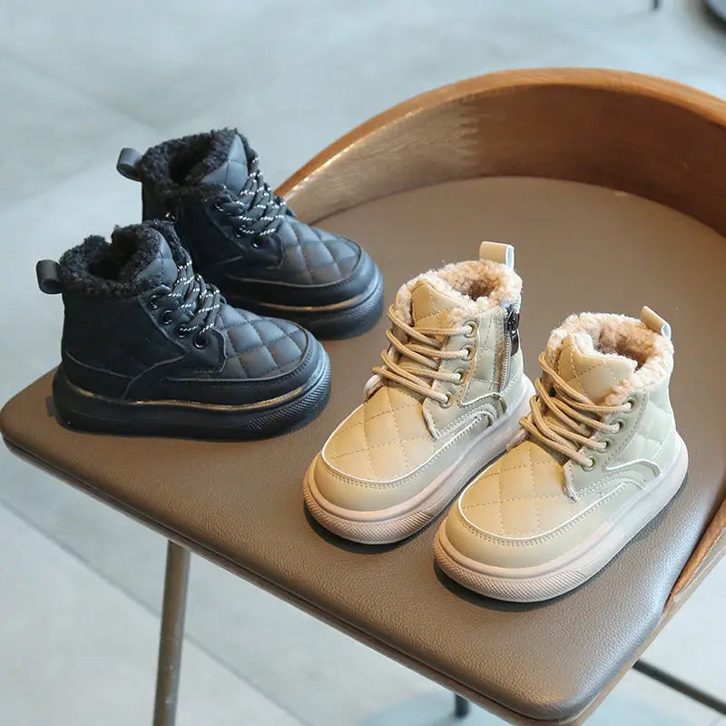 Woolly Winter Ankle Boots for Girls
