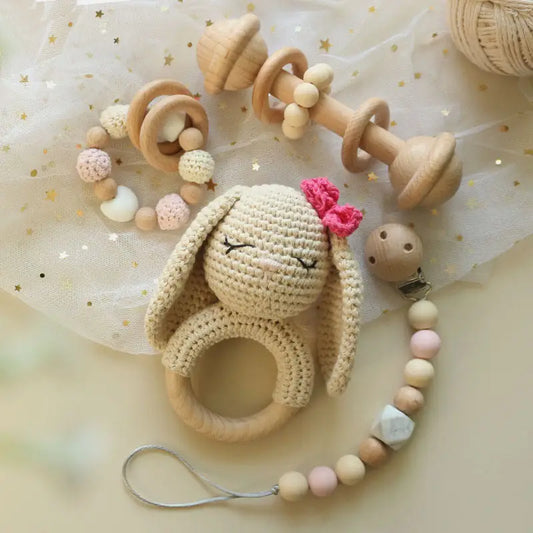 Wooly Bunny Rattle