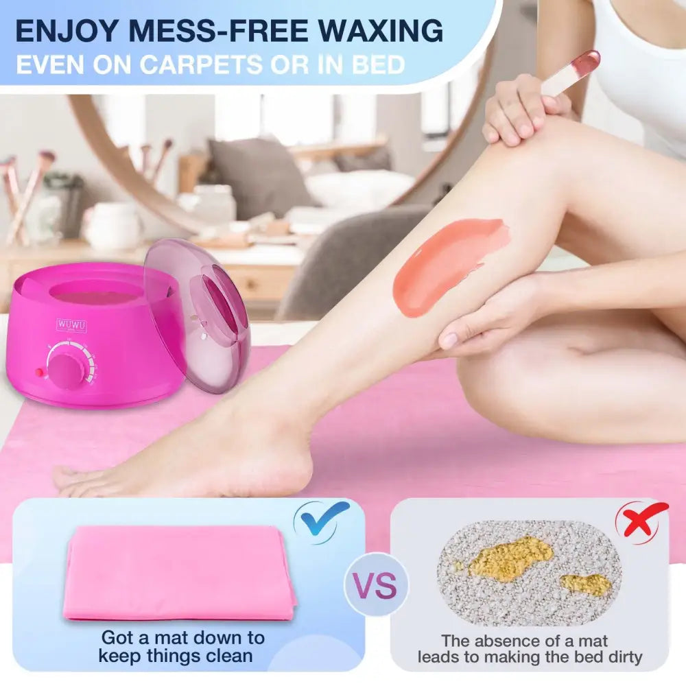 WUWUVISTA Gentle Home Waxing Kit for Effective Hair Removal 5