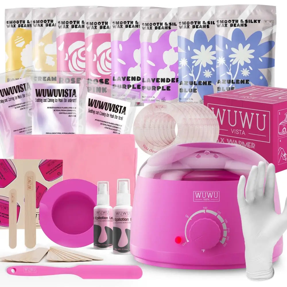 WUWUVISTA Gentle Home Waxing Kit for Effective Hair Removal 5
