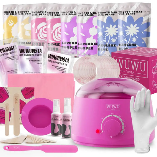 WUWUVISTA Gentle Home Waxing Kit for Effective Hair Removal 5