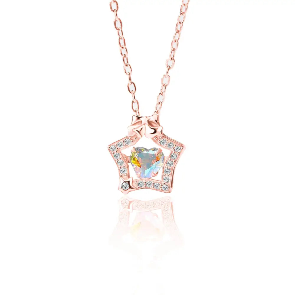 XINGX S925 Radiant Silver Necklace - Summer Luxe - Rose Gold / 925 Silver