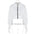 Zipper Hooded Cardi - White / S