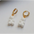 ZircoBear Zirconium Inlaid Gummies with Shimmering Jewelry Design - White