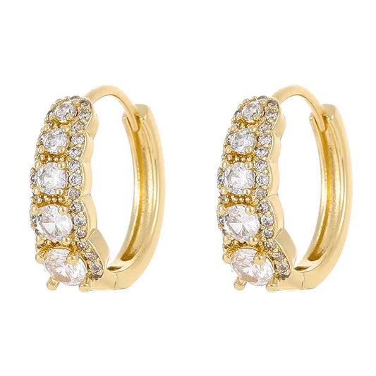 Zircon Elegance: Luxe Earrings for Women