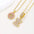 Zircon Gold Copper 26 Letter Pendant Necklace - Gold Z