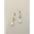 Zircon Palm Pearl Micro-Inlaid Eardrops - Gold