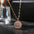Zirconia Twist Necklace - White Diamond Rose Gold