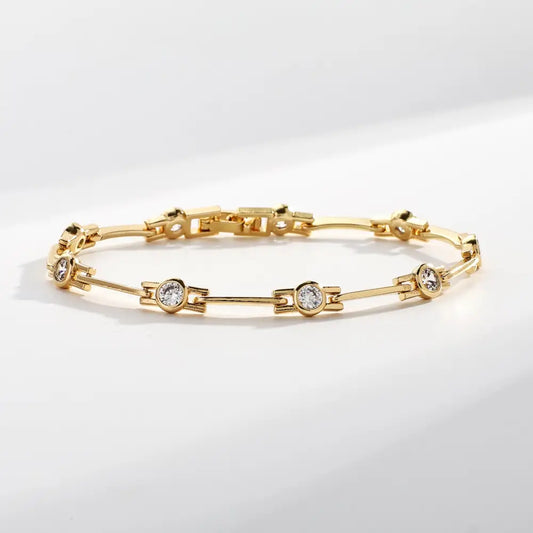 Zirconium Gold Bracelet