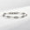 Zirconium Gold Bracelet - Silver / Ordinary Packaging